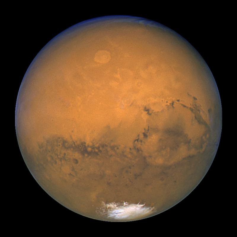 Mars by the Hubble Space Telescope