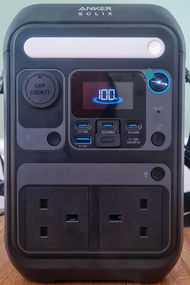 Anker Solix C300 outlets for portable astrophotography setup